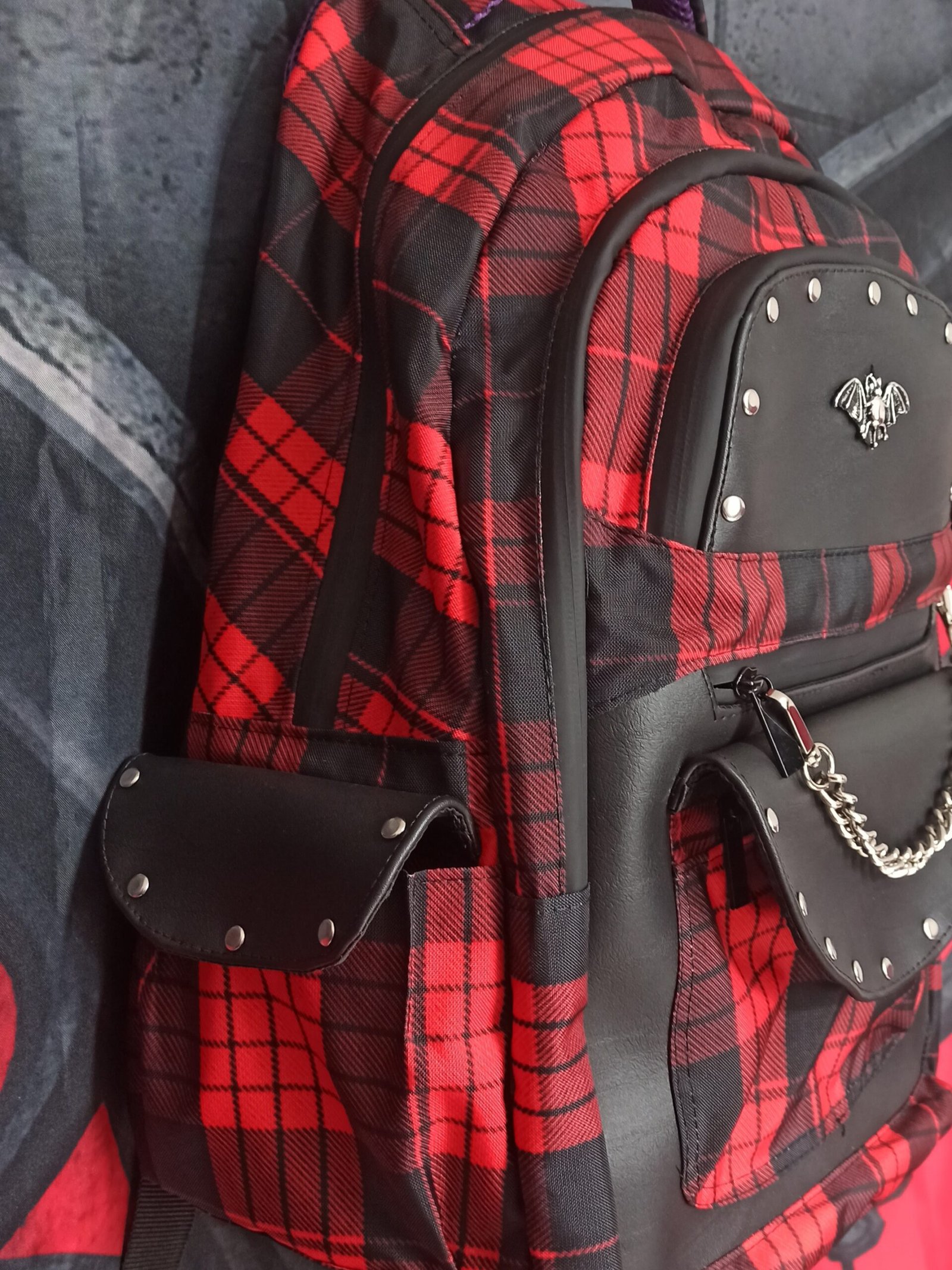 Mochila Gotica "Doom Tartan" - Image 5