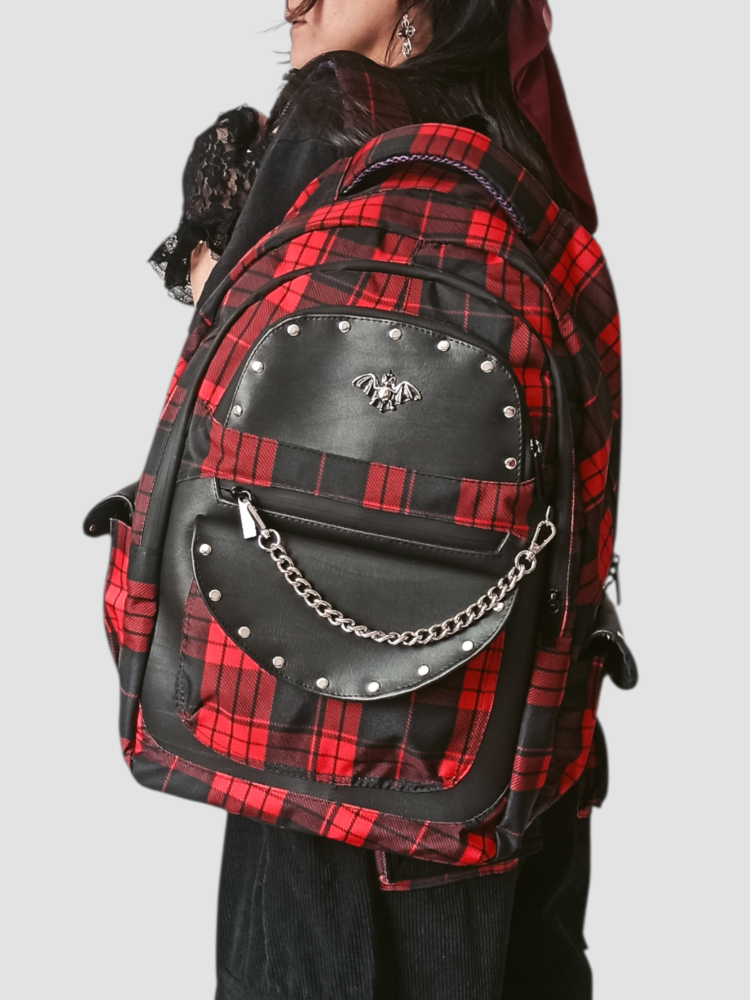 Mochila Gotica "Doom Tartan" - Image 8